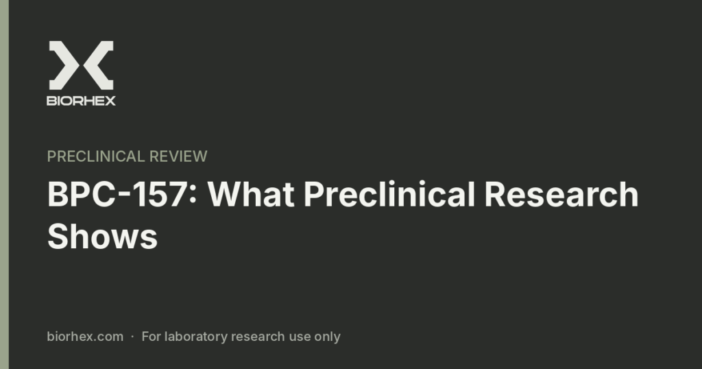 BPC-157 preclinical research review – BioRhex