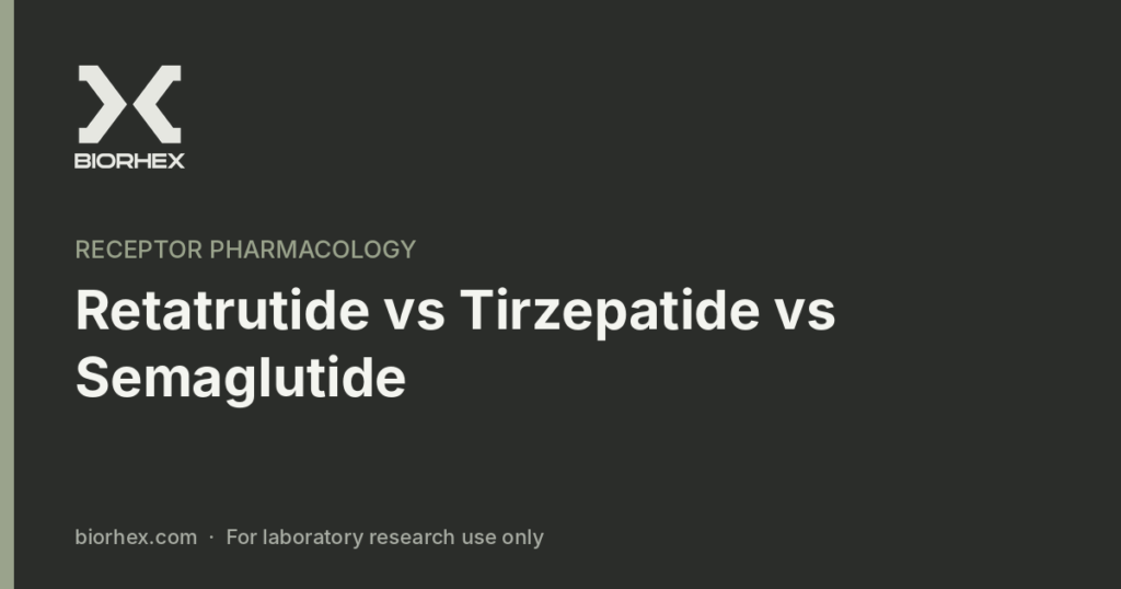 Retatrutide vs tirzepatide vs semaglutide receptor pharmacology – BioRhex